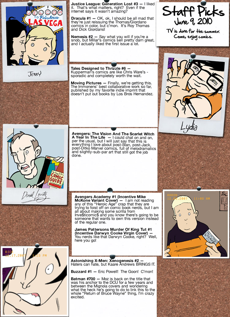 Staff Picks for the Week of June 9, 2010